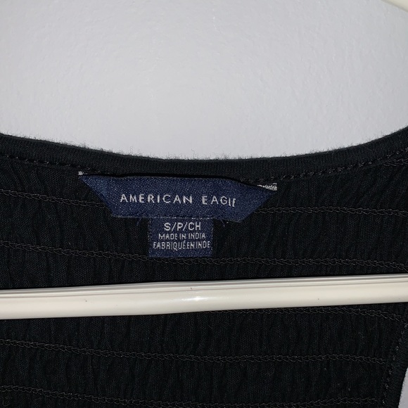 American Eagle Stretchy Black Tank - Picture 2 of 2